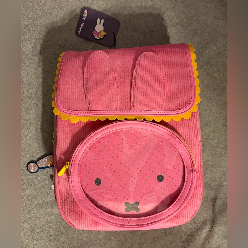 Whatever! Makes You Happy Miffy Pin Collector Backpack